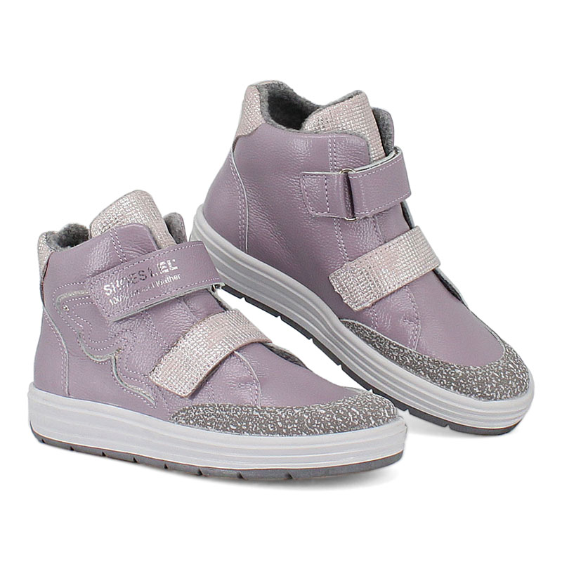 Ботинки байка, артикул 1845, цвет сиреневый купить в интернет-магазине Shoeslel с доставкой по России