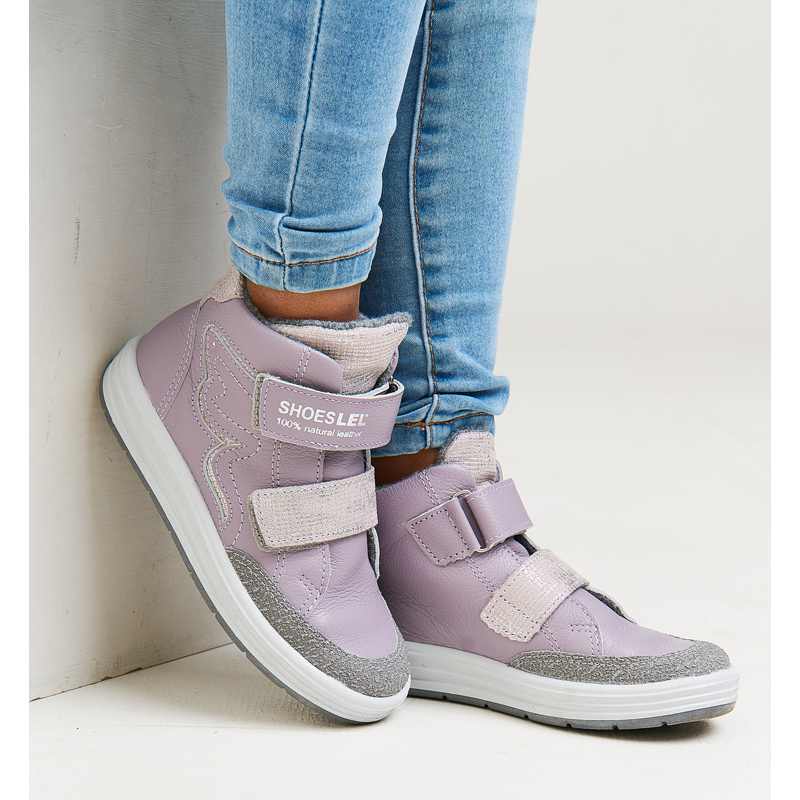 Ботинки байка, артикул 1845, цвет сиреневый купить в интернет-магазине Shoeslel с доставкой по России