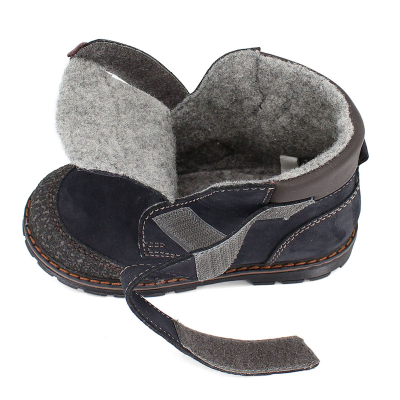 Ботинки байка, артикул 1848, цвет темно-синий купить в интернет-магазине Shoeslel с доставкой по России