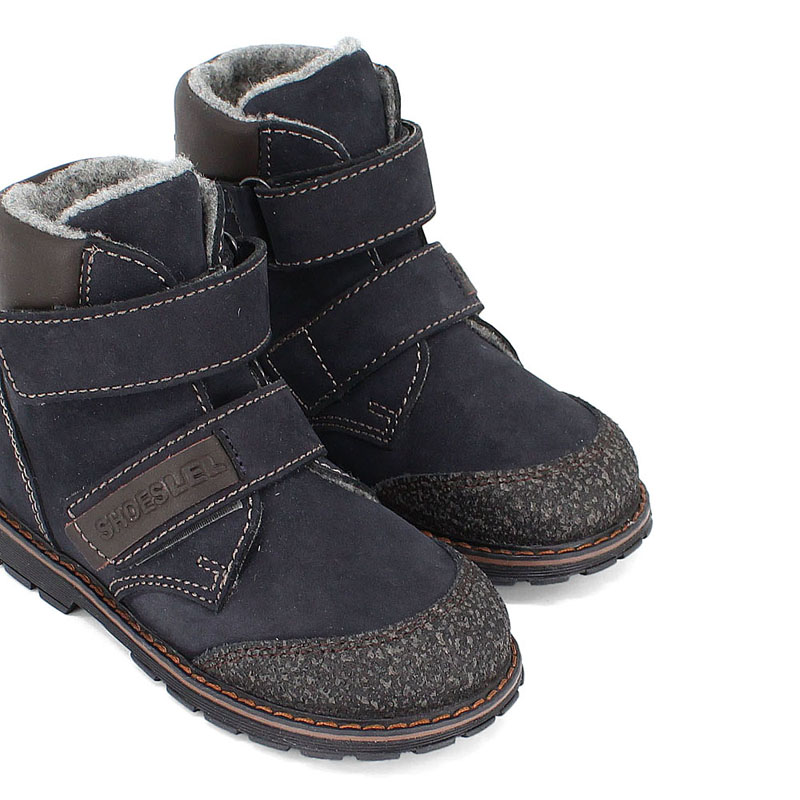 Ботинки байка, артикул 1848, цвет темно-синий купить в интернет-магазине Shoeslel с доставкой по России