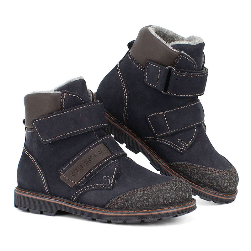 Ботинки байка, артикул 1848, цвет темно-синий купить в интернет-магазине Shoeslel с доставкой по России