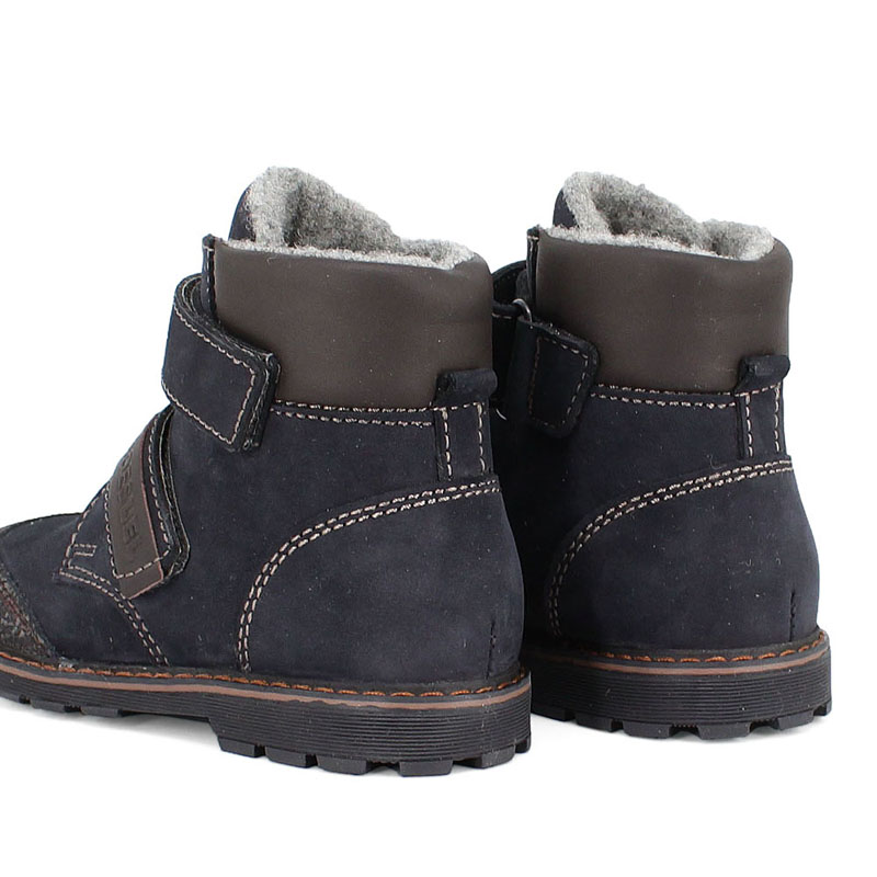 Ботинки байка, артикул 1848, цвет темно-синий купить в интернет-магазине Shoeslel с доставкой по России