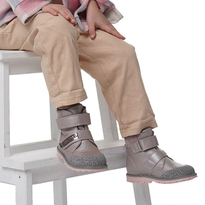 Ботинки байка, артикул 1848, цвет лавандовый купить в интернет-магазине Shoeslel с доставкой по России