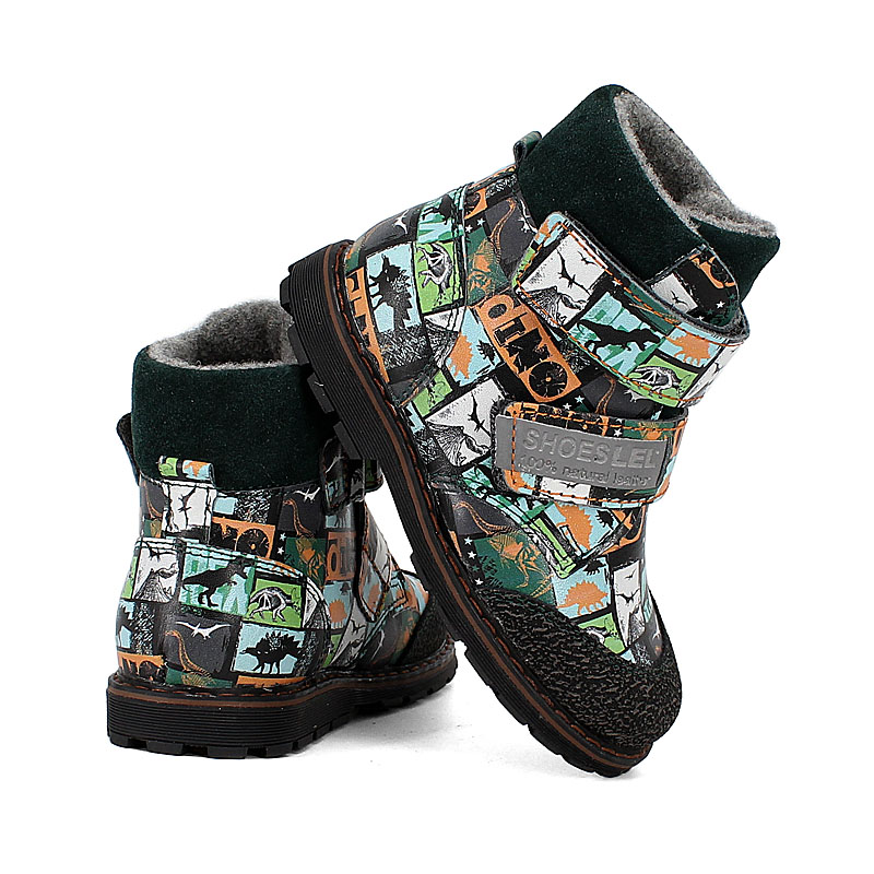 Ботинки байка, артикул 1848, цвет граффити купить в интернет-магазине Shoeslel с доставкой по России