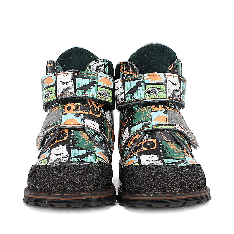 Ботинки байка, артикул 1848, цвет граффити купить в интернет-магазине Shoeslel с доставкой по России