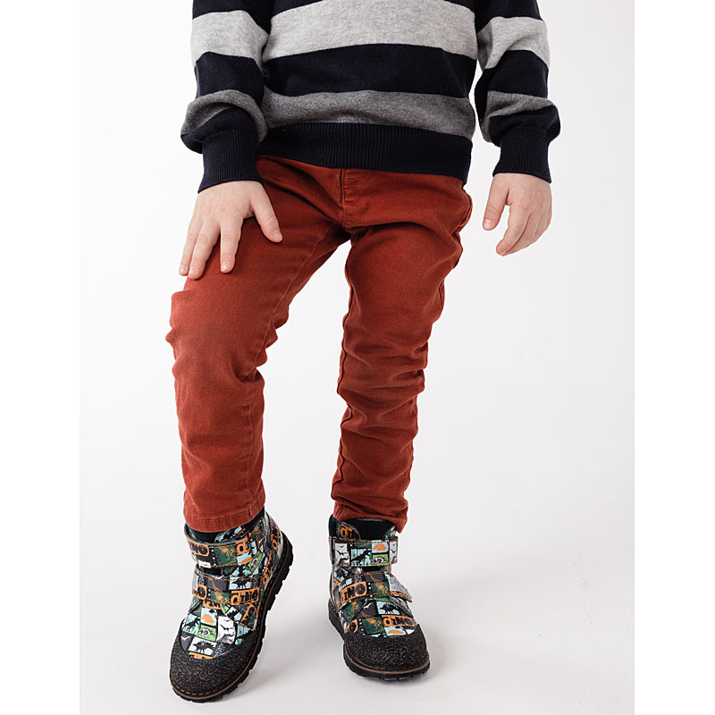 Ботинки байка, артикул 1848, цвет граффити купить в интернет-магазине Shoeslel с доставкой по России