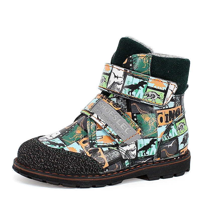 Ботинки байка, артикул 1848, цвет граффити купить в интернет-магазине Shoeslel с доставкой по России