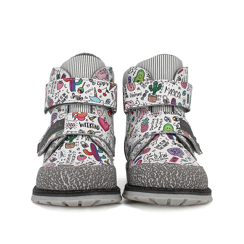 Ботинки байка, артикул 1848, цвет радужный купить в интернет-магазине Shoeslel с доставкой по России