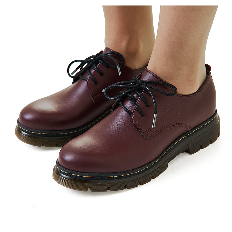 Полуботинки, артикул 1871, цвет бордовый купить в интернет-магазине Shoeslel с доставкой по России