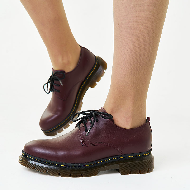 Полуботинки, артикул 1871, цвет бордовый купить в интернет-магазине Shoeslel с доставкой по России