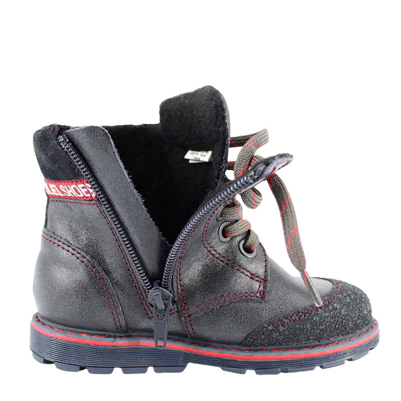 Ботинки малодетские байка, артикул 1874, цвет синий купить в интернет-магазине Shoeslel с доставкой по России