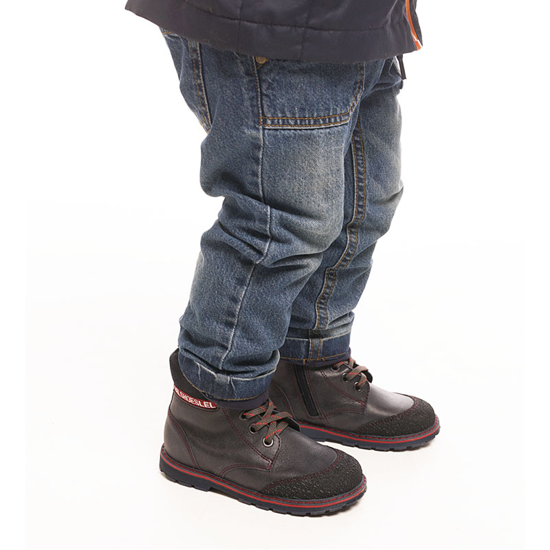 Ботинки малодетские байка, артикул 1874, цвет синий купить в интернет-магазине Shoeslel с доставкой по России