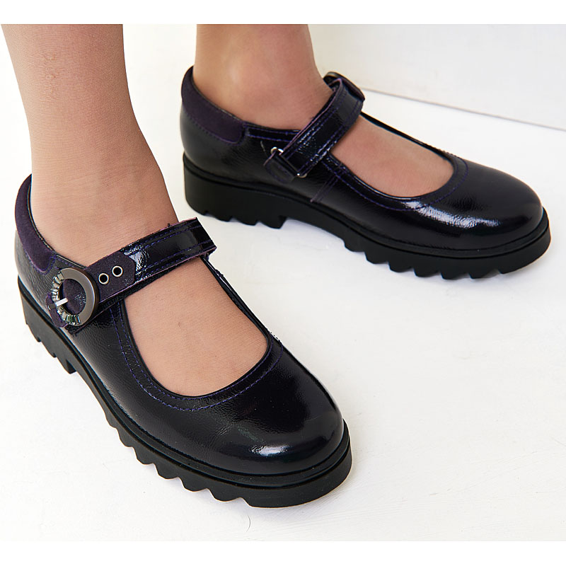 Туфли, артикул 1882, цвет чернильный купить в интернет-магазине Shoeslel с доставкой по России