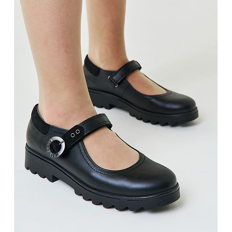 Туфли, артикул 1882, цвет черный купить в интернет-магазине Shoeslel с доставкой по России