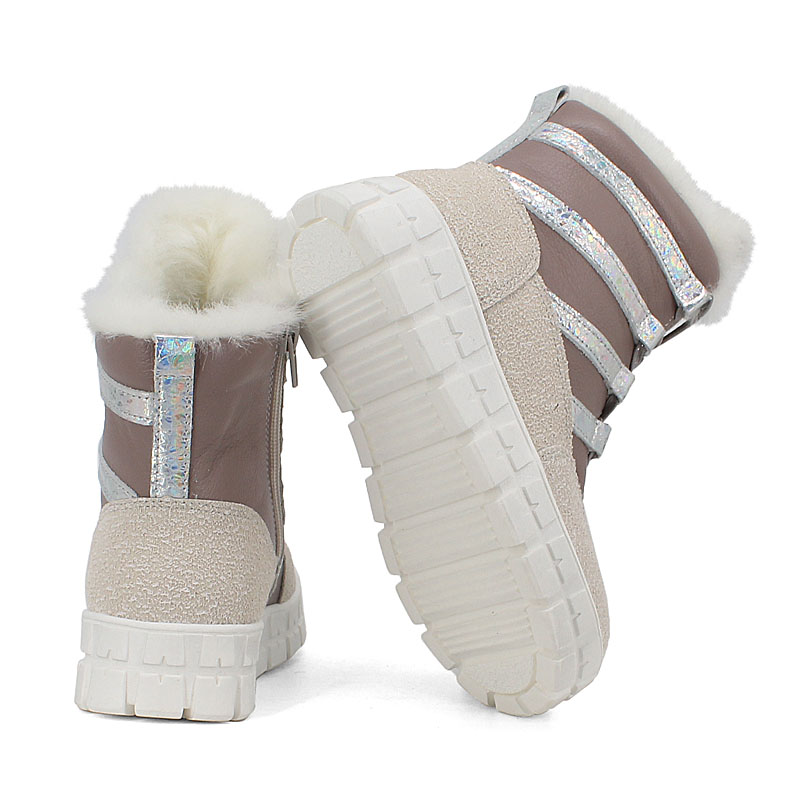 Ботинки нат.мех, артикул 1892, цвет лавандовый купить в интернет-магазине Shoeslel с доставкой по России