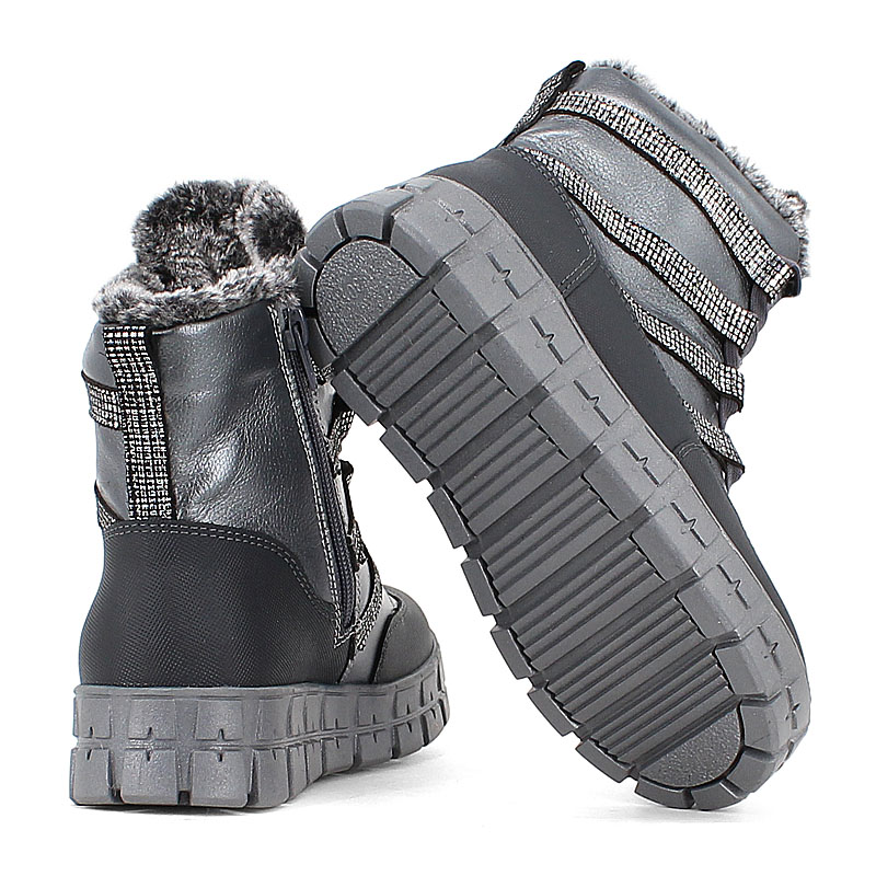 Ботинки нат.мех, артикул 1892, цвет синий купить в интернет-магазине Shoeslel с доставкой по России