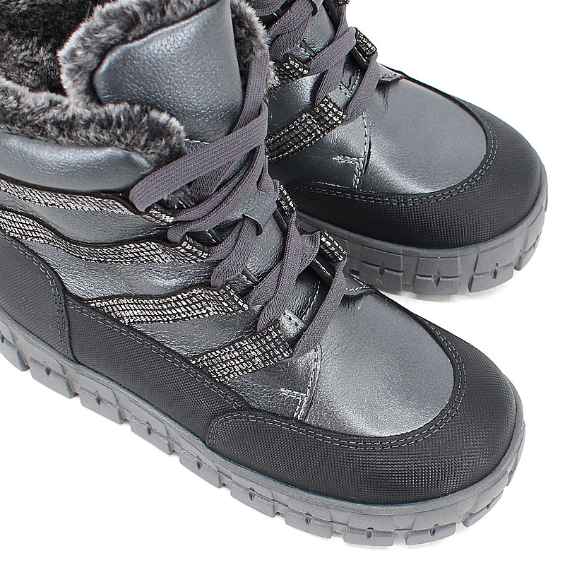 Ботинки нат.мех, артикул 1892, цвет синий купить в интернет-магазине Shoeslel с доставкой по России