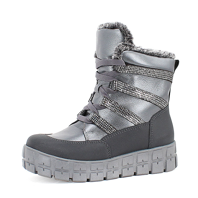 Ботинки нат.мех, артикул 1892, цвет синий купить в интернет-магазине Shoeslel с доставкой по России