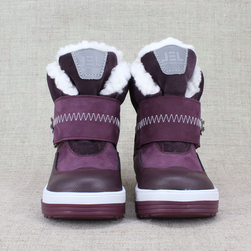 Сапожки малодетские нат.мех, артикул 1893, цвет черничный купить в интернет-магазине Shoeslel с доставкой по России