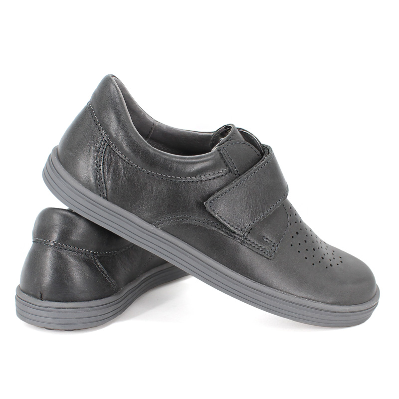 Полуботинки, артикул 1896, цвет т.серый купить в интернет-магазине Shoeslel с доставкой по России