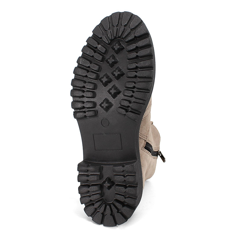 Ботинки байка, артикул 1900, цвет велюр, бежевый купить в интернет-магазине Shoeslel с доставкой по России