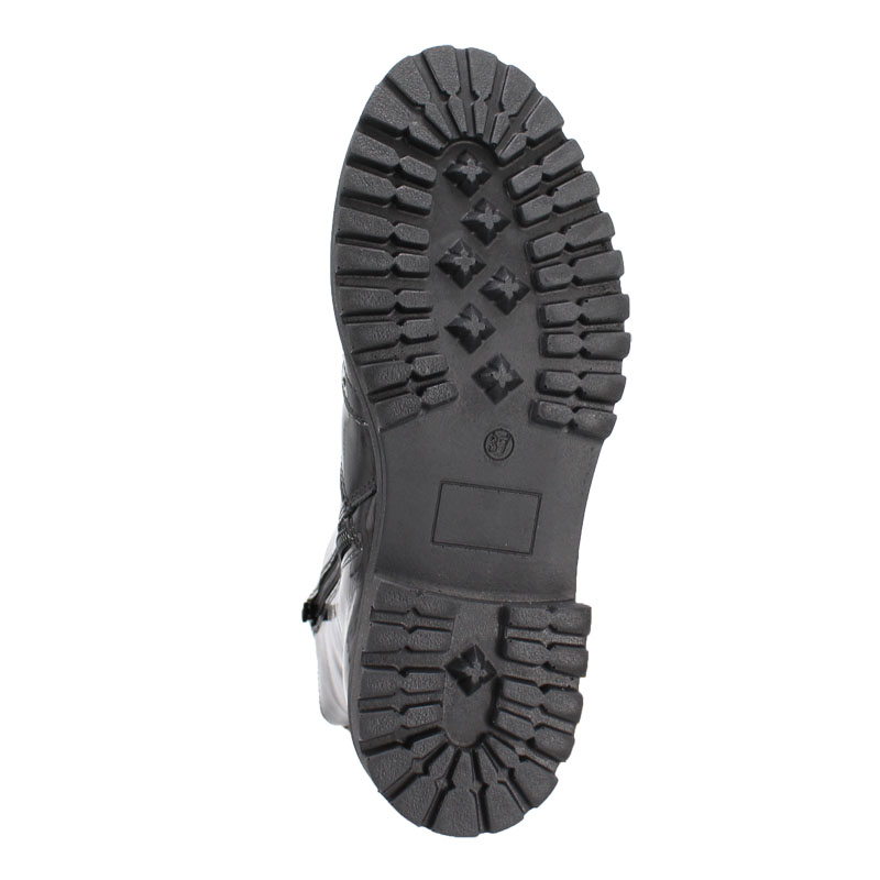 Ботинки байка, артикул 1900, цвет наплак, черный купить в интернет-магазине Shoeslel с доставкой по России