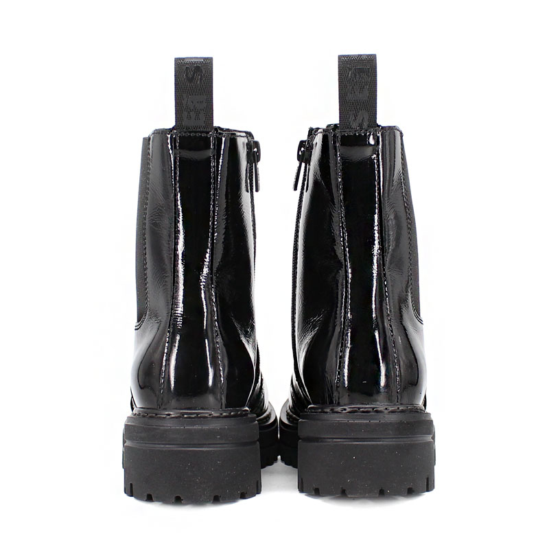 Ботинки байка, артикул 1900, цвет наплак, черный купить в интернет-магазине Shoeslel с доставкой по России