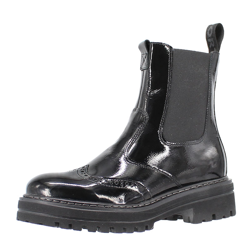 Ботинки байка, артикул 1900, цвет наплак, черный купить в интернет-магазине Shoeslel с доставкой по России