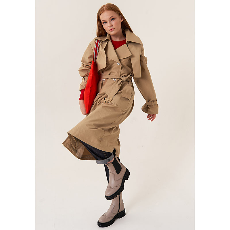 Ботинки байка, артикул 1900, цвет бежевый купить в интернет-магазине Shoeslel с доставкой по России