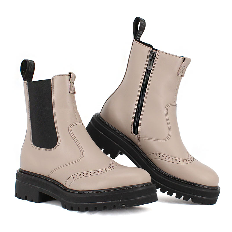 Ботинки байка, артикул 1900, цвет бежевый купить в интернет-магазине Shoeslel с доставкой по России