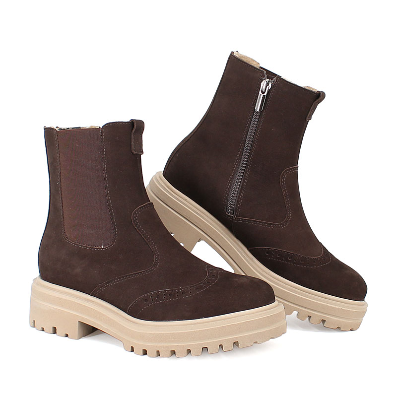 Ботинки байка, артикул 1900, цвет коричневый купить в интернет-магазине Shoeslel с доставкой по России