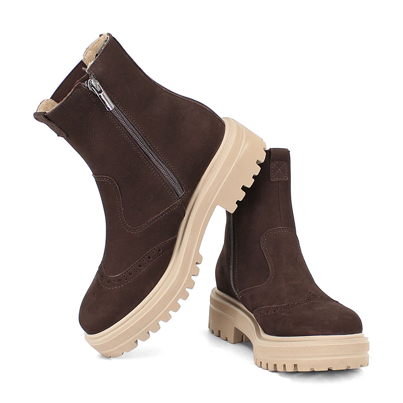 Ботинки байка, артикул 1900, цвет коричневый купить в интернет-магазине Shoeslel с доставкой по России