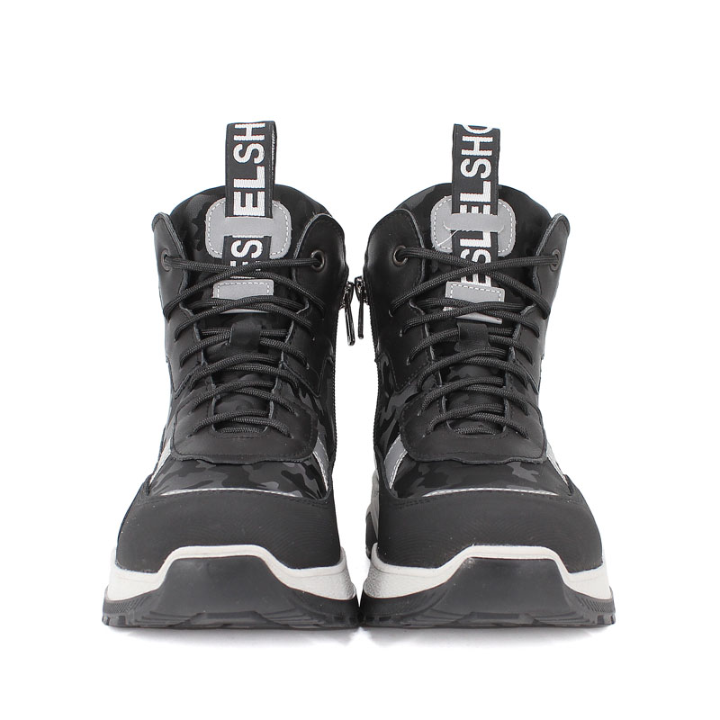 Ботинки байка, артикул 1902, цвет черный купить в интернет-магазине Shoeslel с доставкой по России