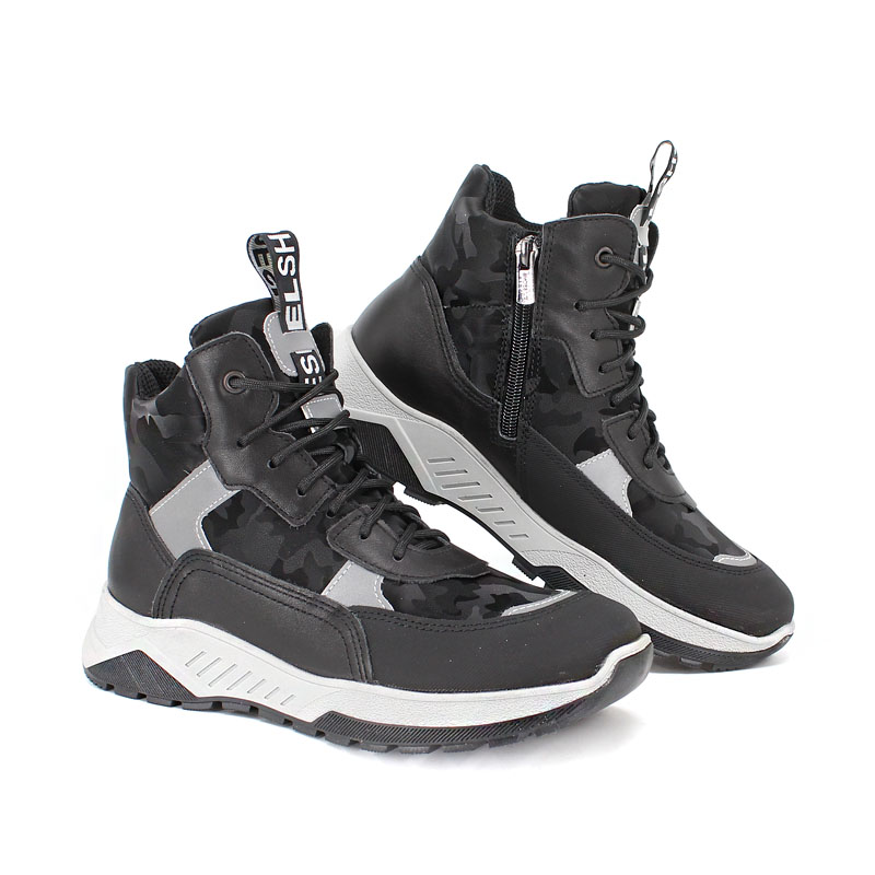 Ботинки байка, артикул 1902, цвет черный купить в интернет-магазине Shoeslel с доставкой по России