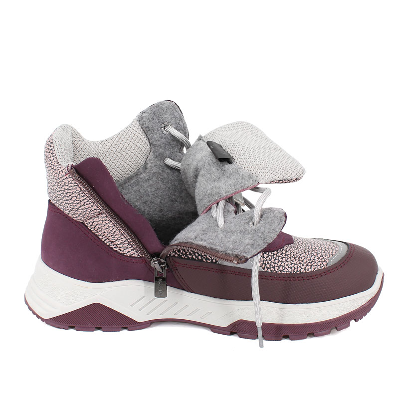 Ботинки байка, артикул 1902, цвет сливовый купить в интернет-магазине Shoeslel с доставкой по России