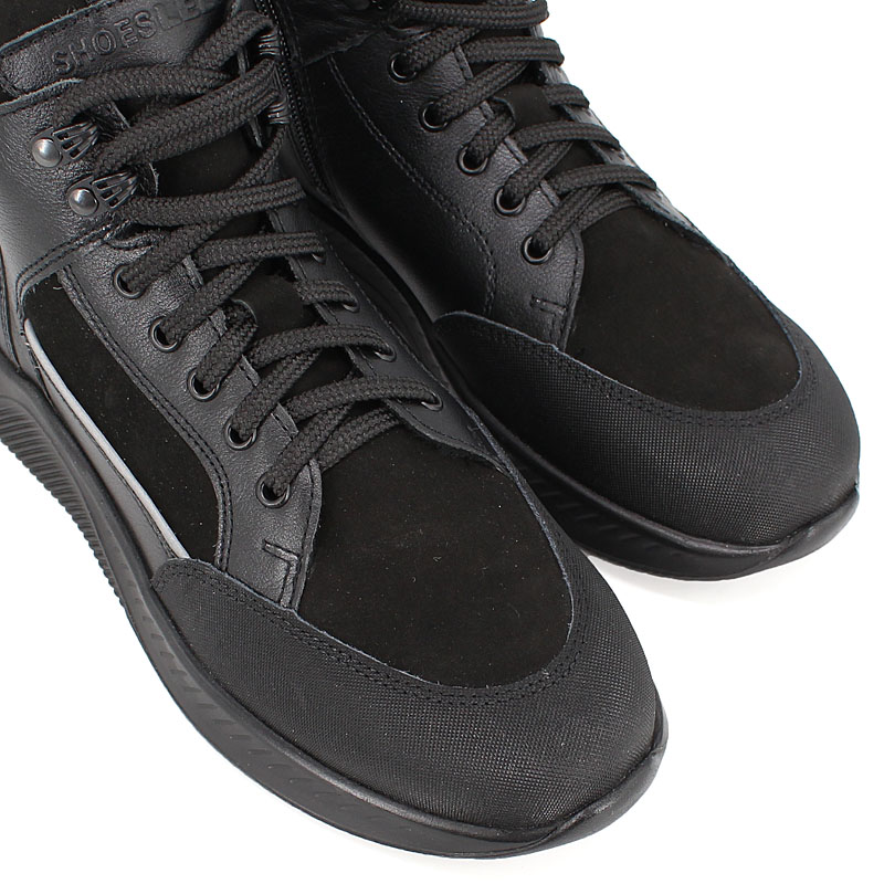 Ботинки, артикул 1914, цвет черный купить в интернет-магазине Shoeslel с доставкой по России