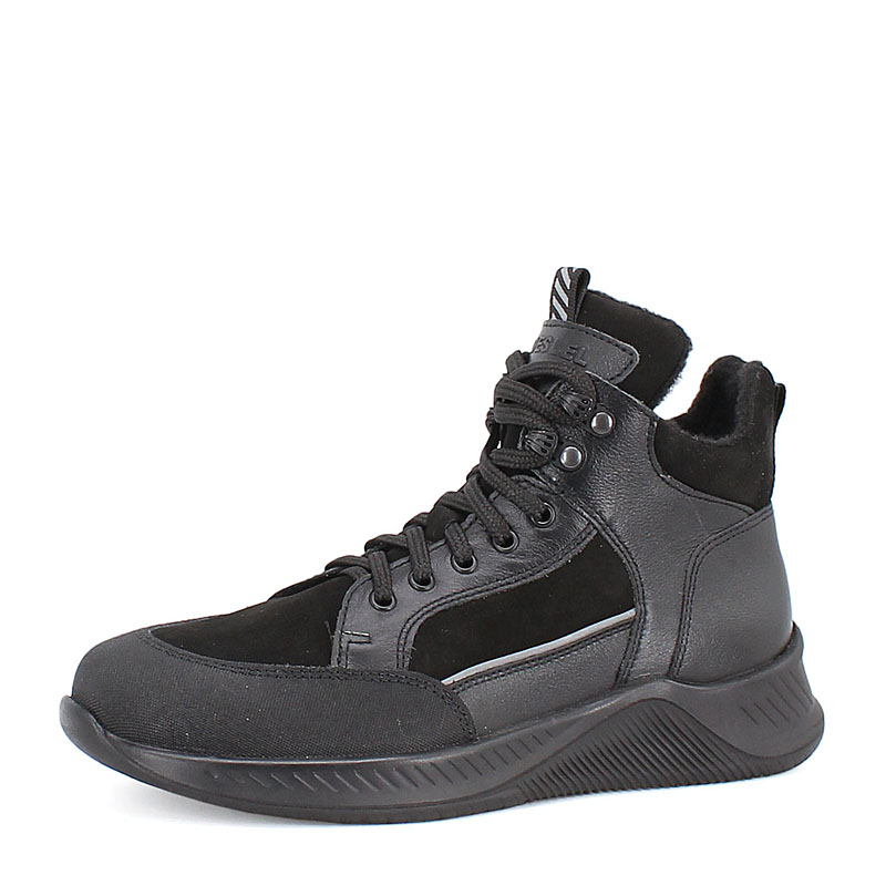 Ботинки, артикул 1914, цвет черный купить в интернет-магазине Shoeslel с доставкой по России