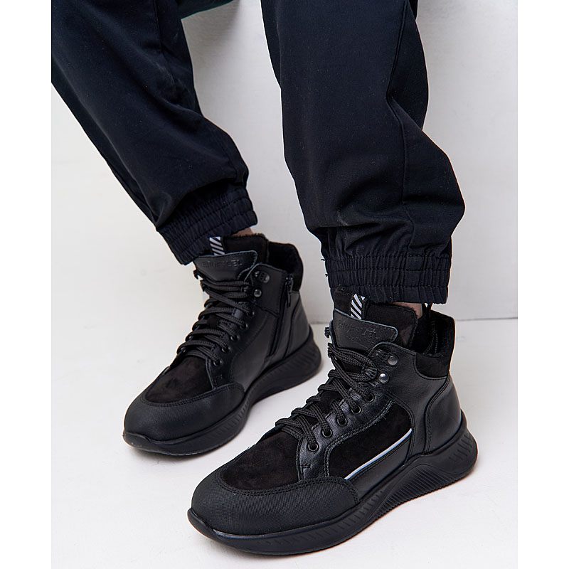 Ботинки, артикул 1914, цвет черный купить в интернет-магазине Shoeslel с доставкой по России