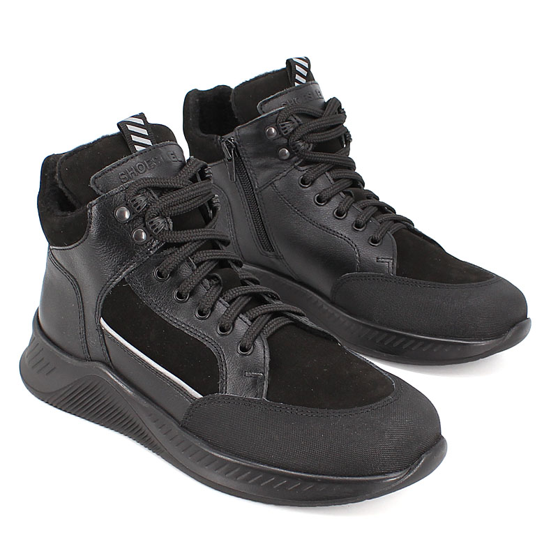 Ботинки, артикул 1914, цвет черный купить в интернет-магазине Shoeslel с доставкой по России