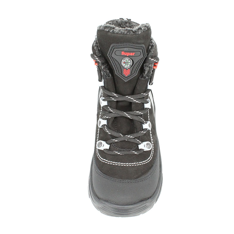 Ботинки нат.мех, артикул 1917, цвет черный купить в интернет-магазине Shoeslel с доставкой по России