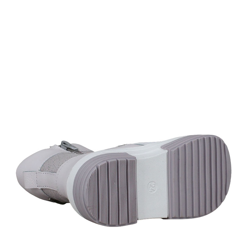 Сапожки малодетские нат.мех, артикул 1919, цвет бледно-розовый купить в интернет-магазине Shoeslel с доставкой по России