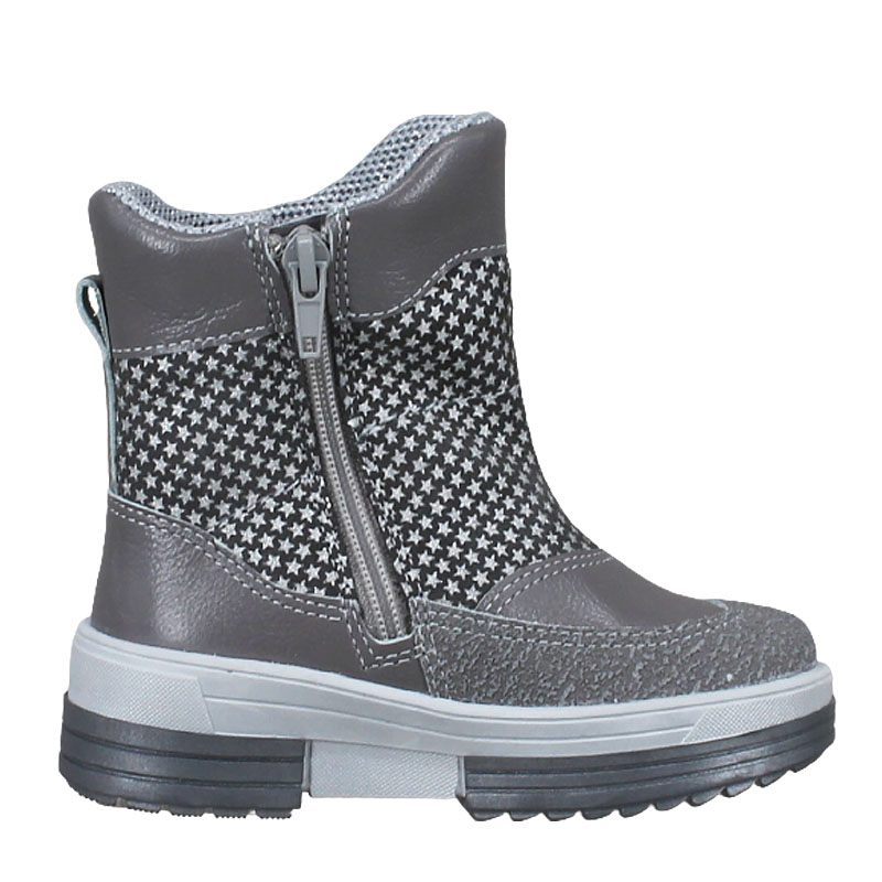 Сапожки малодетские нат.мех, артикул 1919, цвет серый купить в интернет-магазине Shoeslel с доставкой по России