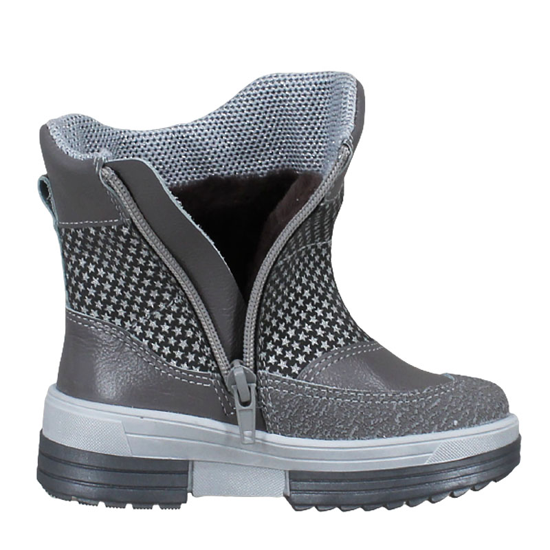 Сапожки малодетские нат.мех, артикул 1919, цвет серый купить в интернет-магазине Shoeslel с доставкой по России