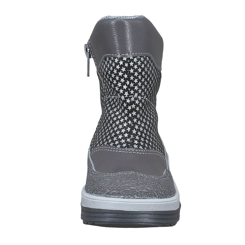 Сапожки малодетские нат.мех, артикул 1919, цвет серый купить в интернет-магазине Shoeslel с доставкой по России