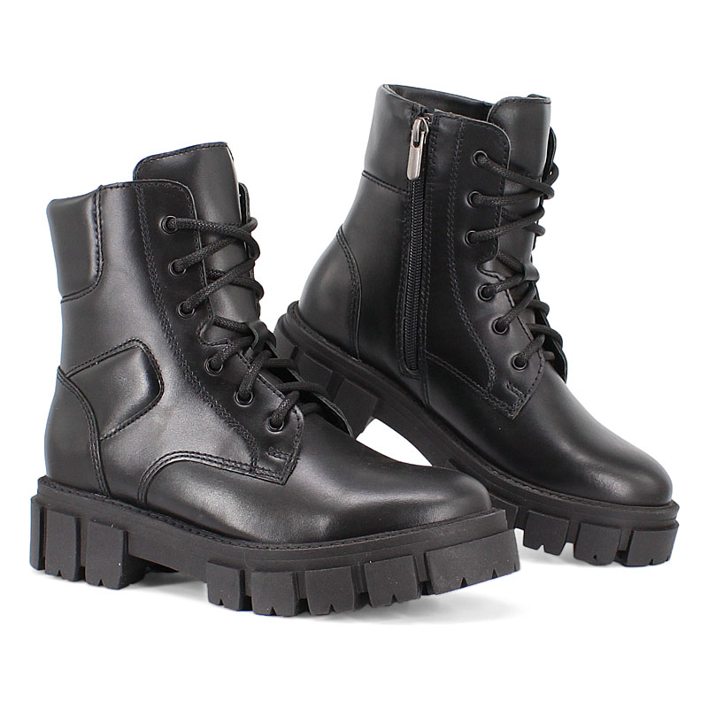 Ботинки, артикул 1927, цвет черный купить в интернет-магазине Shoeslel с доставкой по России