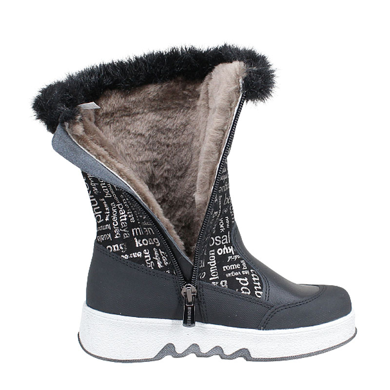 Сапожки нат.мех, артикул 1931, цвет черный купить в интернет-магазине Shoeslel с доставкой по России