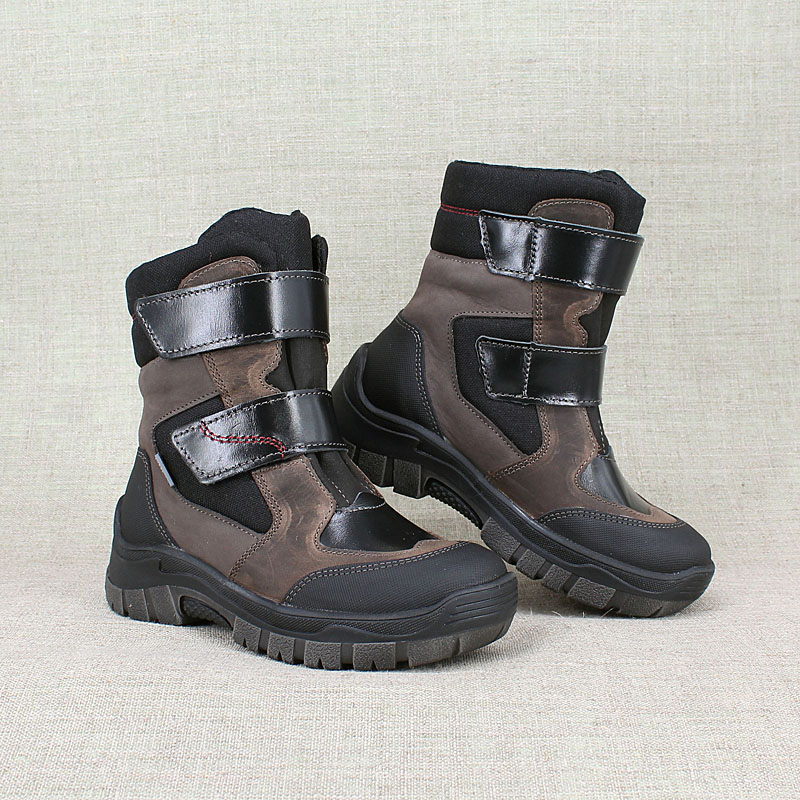 Ботинки нат.мех, артикул 1933, цвет черный купить в интернет-магазине Shoeslel с доставкой по России