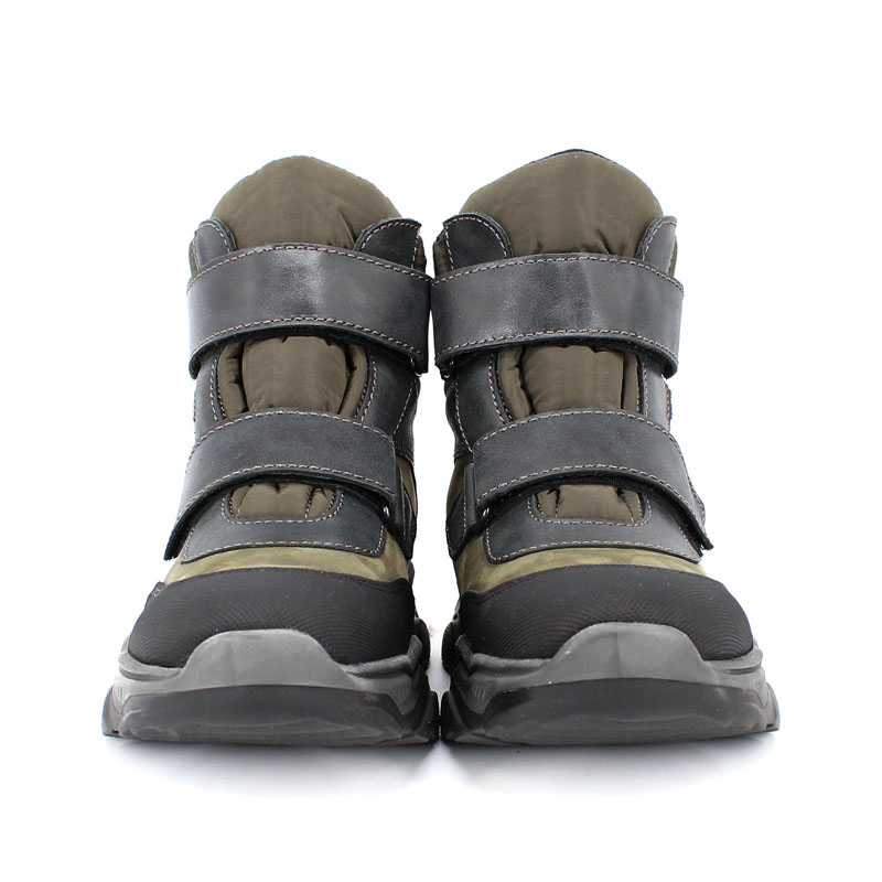 Ботинки нат.мех, артикул 1936, цвет хаки купить в интернет-магазине Shoeslel с доставкой по России