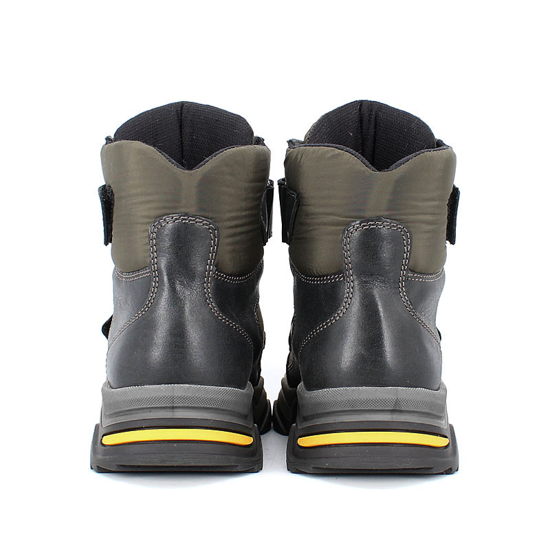 Ботинки нат.мех, артикул 1936, цвет хаки купить в интернет-магазине Shoeslel с доставкой по России