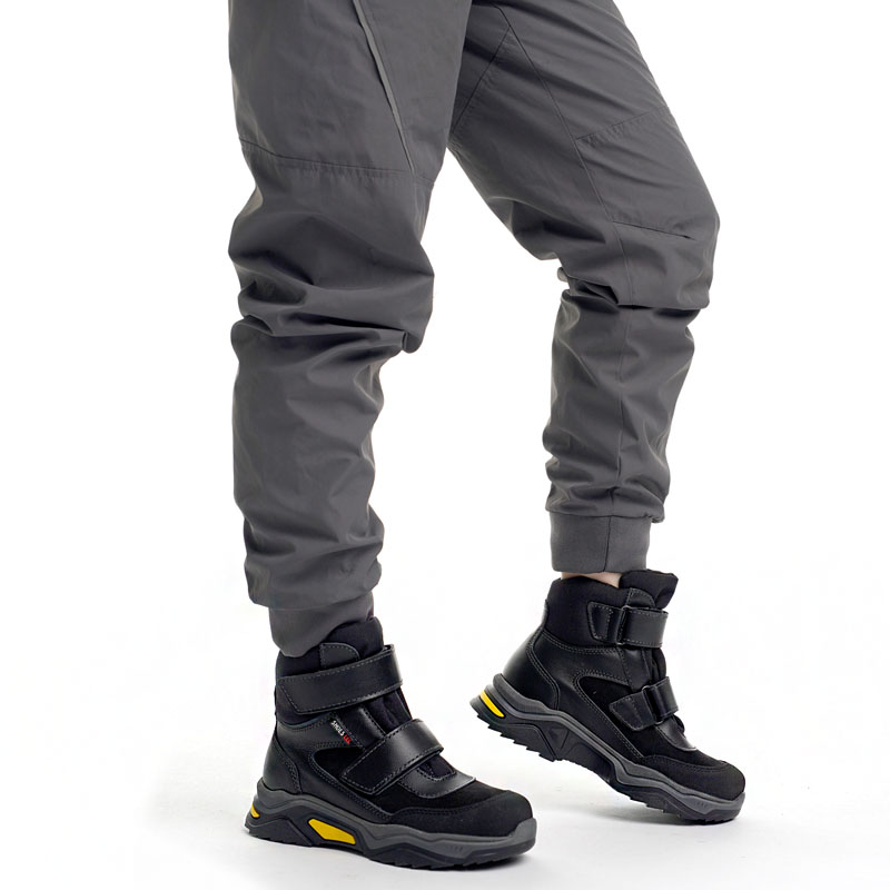 Ботинки нат.мех, артикул 1936, цвет черный купить в интернет-магазине Shoeslel с доставкой по России